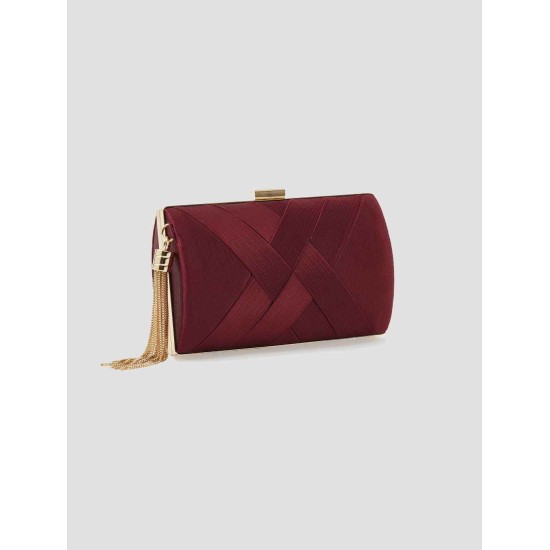 Tassel Woven Front Clutch Tassel Woven Front Clutch