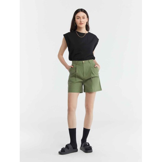 A-line Pleated Detail Shorts A-line Pleated Detail Shorts
