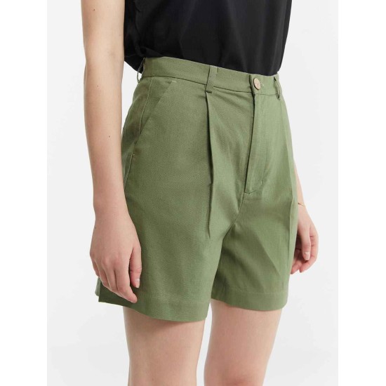 A-line Pleated Detail Shorts A-line Pleated Detail Shorts