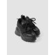 Round Toe Leather Sneakers Round Toe Leather Sneakers