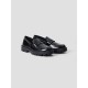 Shiny Round Toe Leather Loafers Shiny Round Toe Leather Loafers