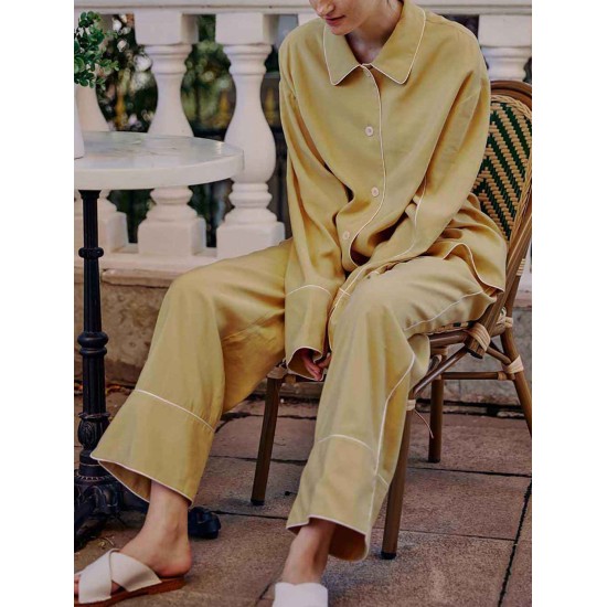Balmacaan Relaxed Pajama Set Balmacaan Relaxed Pajama Set