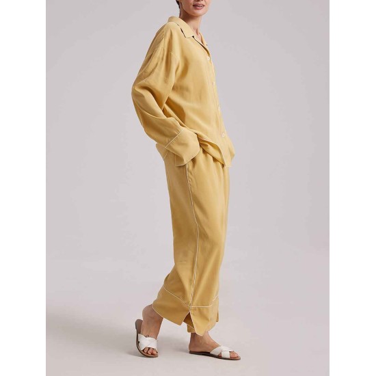 Balmacaan Relaxed Pajama Set Balmacaan Relaxed Pajama Set