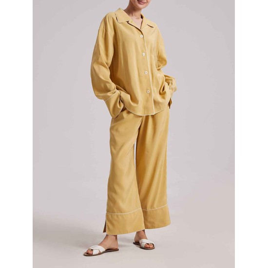 Balmacaan Relaxed Pajama Set Balmacaan Relaxed Pajama Set