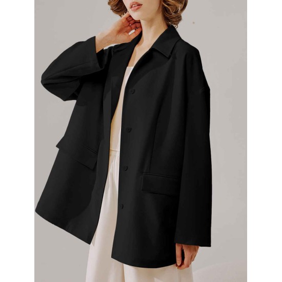 Oversize Single-Breasted Blazer Oversize Single-Breasted Blazer