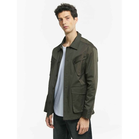 Double Pockets Shirt Jacket Double Pockets Shirt Jacket