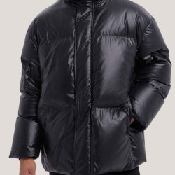 High Collar Down Puffer Jacket