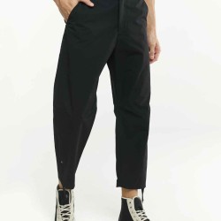 Button Hem Stright Pants