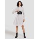 Corset Belted Shirt Dress Corset Belted Shirt Dress