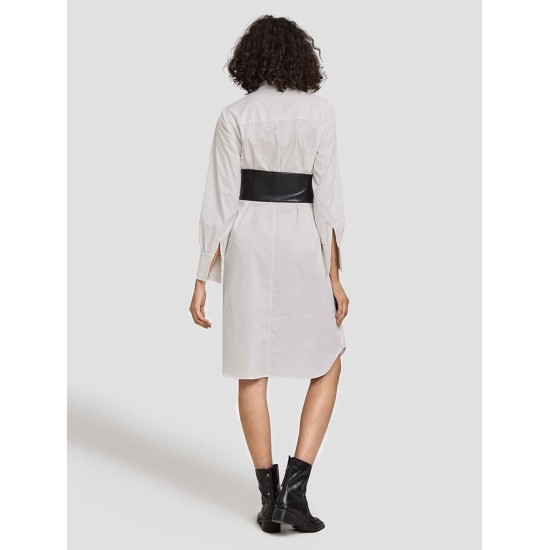 Corset Belted Shirt Dress Corset Belted Shirt Dress