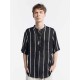Linen Striped Short-Sleeve Shirt Linen Striped Short-Sleeve Shirt