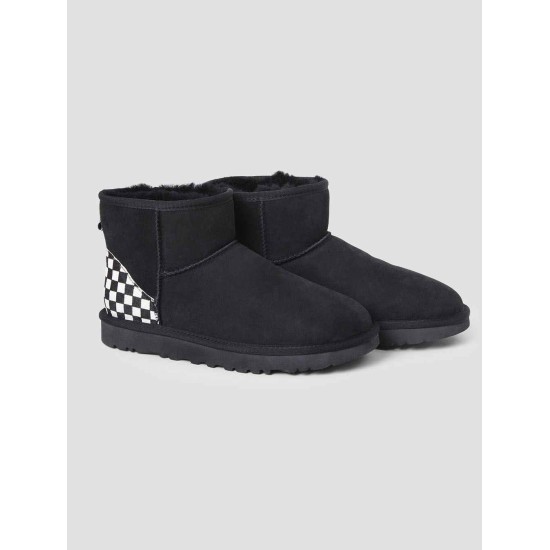 Checkerboard Pattern Boots Checkerboard Pattern Boots