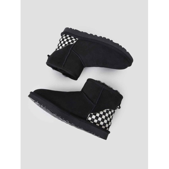 Checkerboard Pattern Boots Checkerboard Pattern Boots