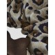 Silk Two-Tone Leopard Scrunchie Silk Two-Tone Leopard Scrunchie