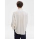 Basic Linen Blend Long Sleeve Shirt Basic Linen Blend Long Sleeve Shirt