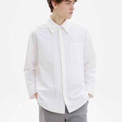 Classic Comfy Pocket Shirt With Pleat Detail