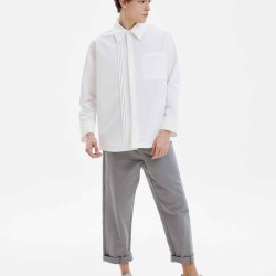 Classic Comfy Pocket Shirt With Pleat Detail