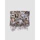 Tissue Print Linen Scarf Tissue Print Linen Scarf
