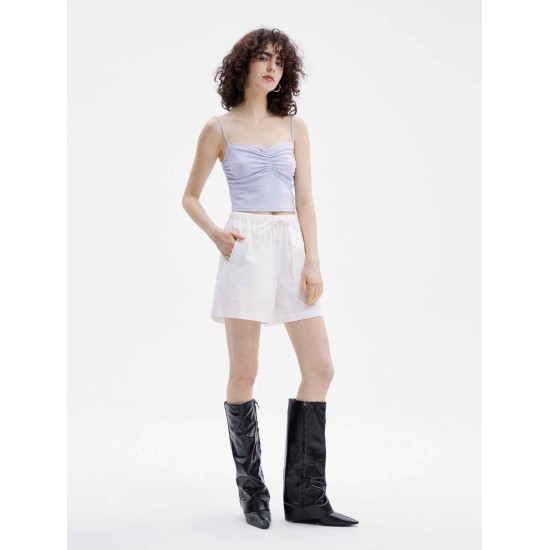 Basic Stretch Waist Pure Cotton Shorts Basic Stretch Waist Pure Cotton Shorts