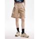 Pleat Detail High Waist Suit Shorts Pleat Detail High Waist Suit Shorts