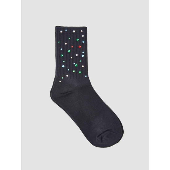 Glitter Embellished Crystal Socks Glitter Embellished Crystal Socks