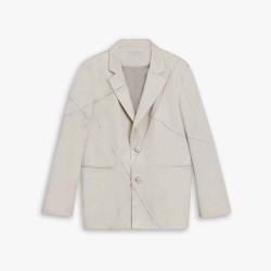 Cotton Criss-Cross Blazer