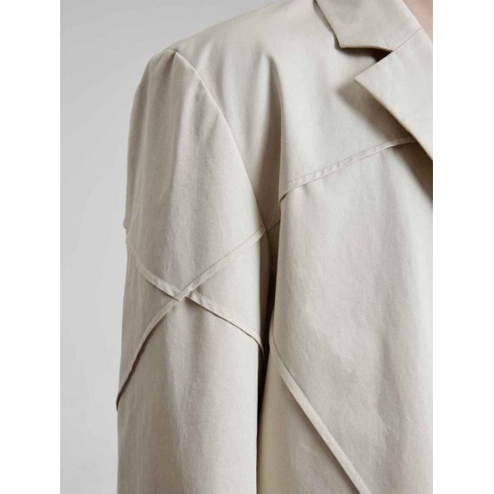 Cotton Criss-Cross Blazer Cotton Criss-Cross Blazer
