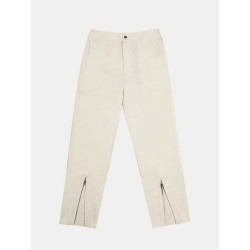 Tapered Pants With Shin Zippers