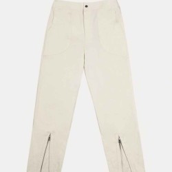 Tapered Pants With Shin Zippers