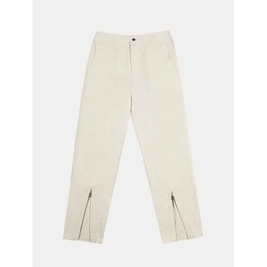 Tapered Pants With Shin Zippers Tapered Pants With Shin Zippers