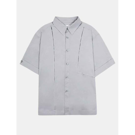 Breathable Nylon Paneled Shirt Breathable Nylon Paneled Shirt