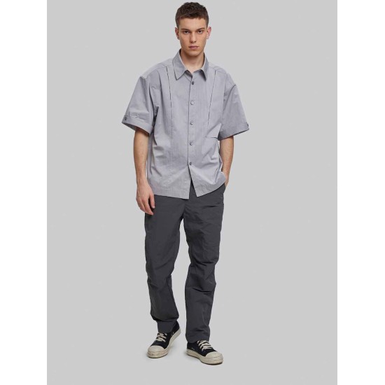 Breathable Nylon Paneled Shirt Breathable Nylon Paneled Shirt