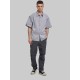 Breathable Nylon Paneled Shirt Breathable Nylon Paneled Shirt