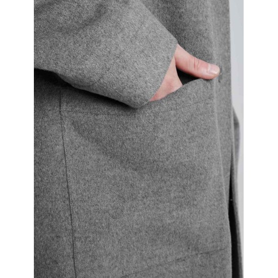Double Zipper Wool Coat Double Zipper Wool Coat