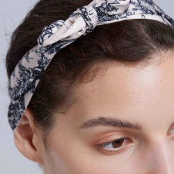 English Garden Skinny Silk Scarf
