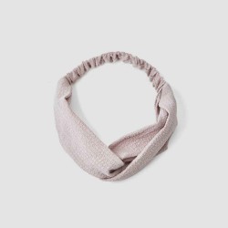 Beige Twist Knot Headband