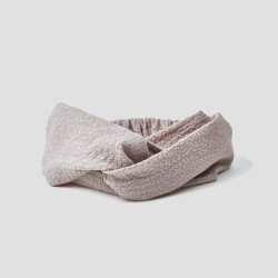 Beige Twist Knot Headband