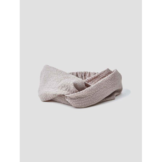 Beige Twist Knot Headband Beige Twist Knot Headband