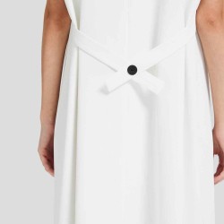Back Strap Shirt Dress