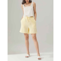 Drawstring Cotton Shorts