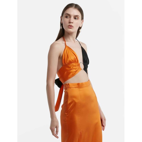 Two-tone Silk Bra Two-tone Silk Bra