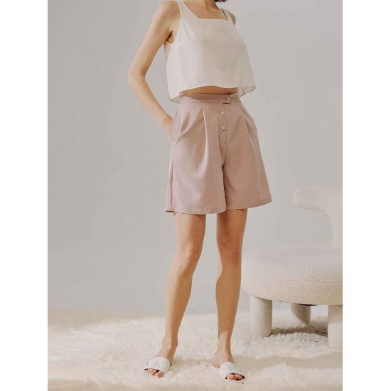 High Waist Buttoned Shorts High Waist Buttoned Shorts