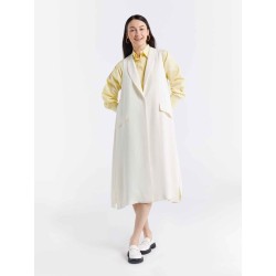 Sleeveless Long-line Waistcoat