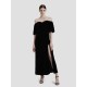 Off-the-shoulder Velvet Dress Off-the-shoulder Velvet Dress