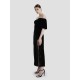 Off-the-shoulder Velvet Dress Off-the-shoulder Velvet Dress