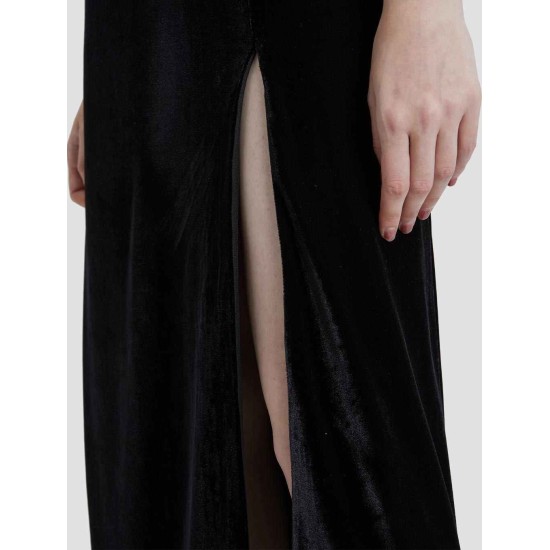Off-the-shoulder Velvet Dress Off-the-shoulder Velvet Dress
