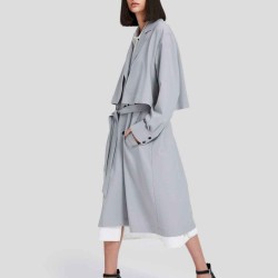 Patchwork Trench Coat