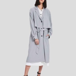 Patchwork Trench Coat