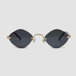 Diamond-shape Frameless Sunglasses