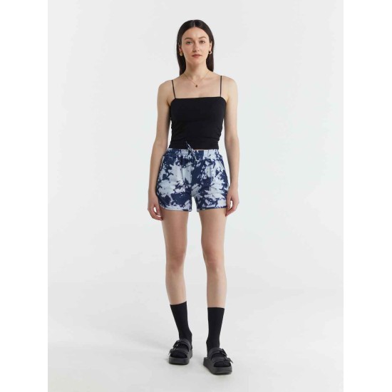 Tie-dyed Elastic Waist Shorts Tie-dyed Elastic Waist Shorts